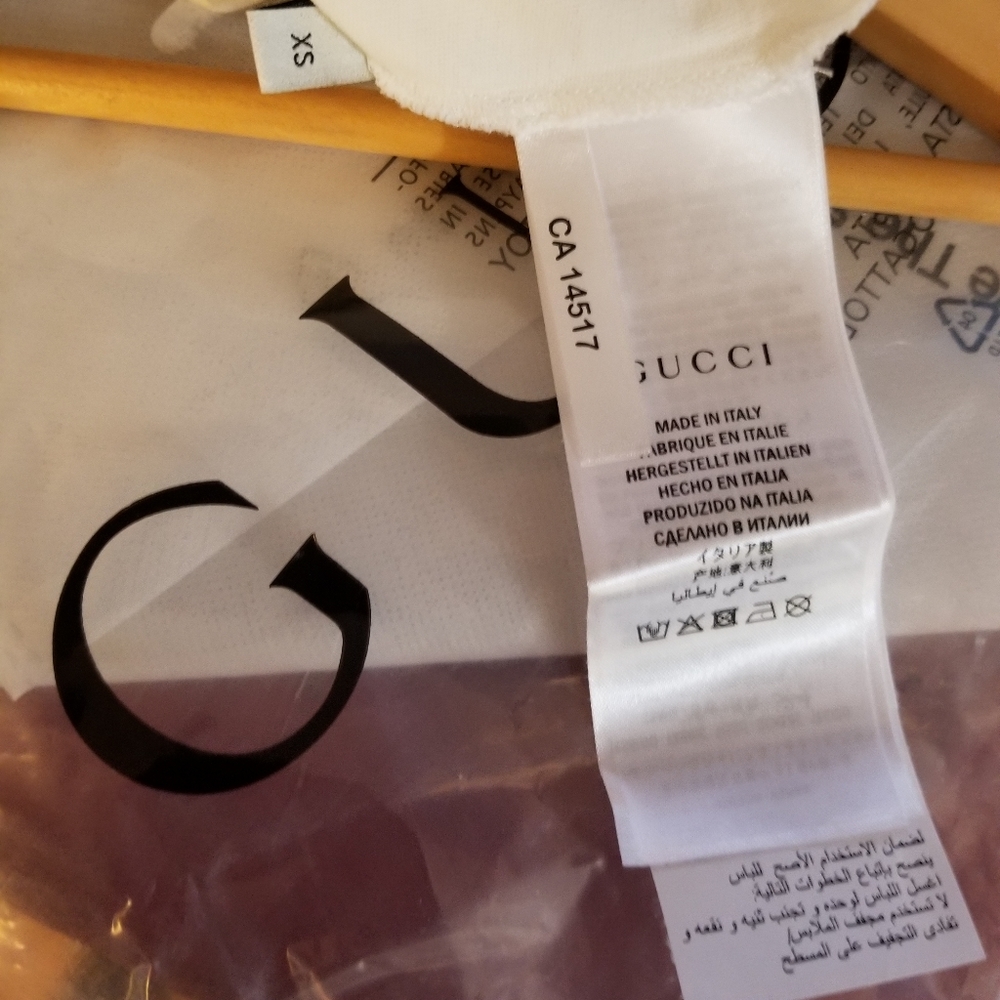 Gucci  Logo Long Sleave T-shirt top - Picture 12 of 12